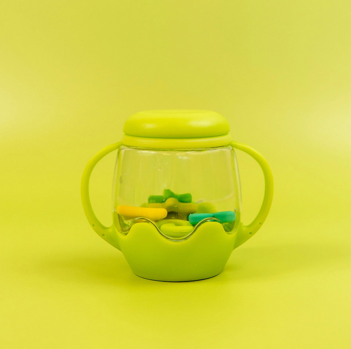 Mini Sensory Play Jar with Silicone Fillers