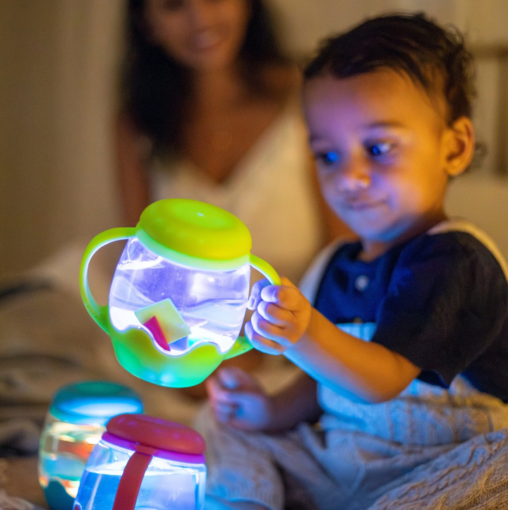 Mini Sensory Play Jar with Silicone Fillers