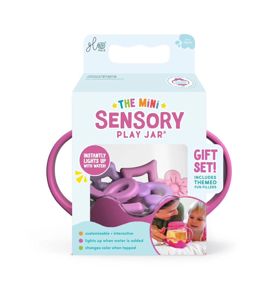 Mini Sensory Play Jar with Silicone Fillers