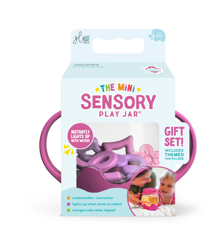 Mini Sensory Play Jar with Silicone Fillers