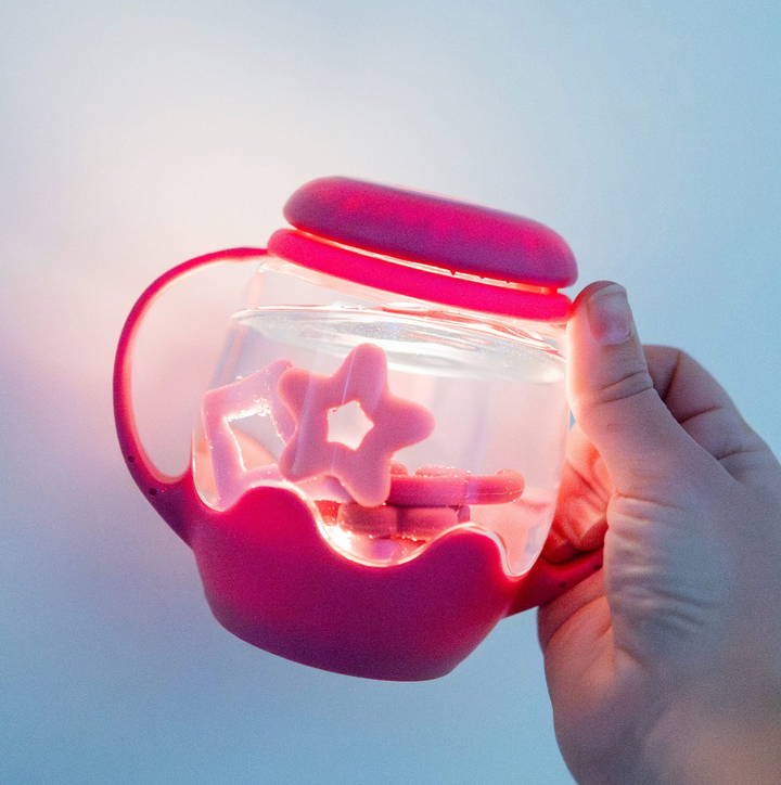 Mini Sensory Play Jar with Silicone Fillers