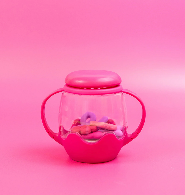 Mini Sensory Play Jar with Silicone Fillers
