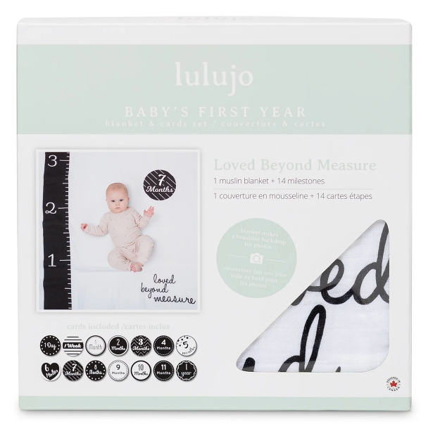 Baby's 1st Year Milestone Blanket Set