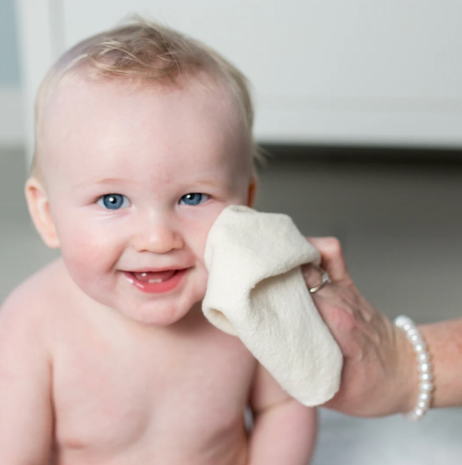 Organic Cotton Washcloths - 4 Pack