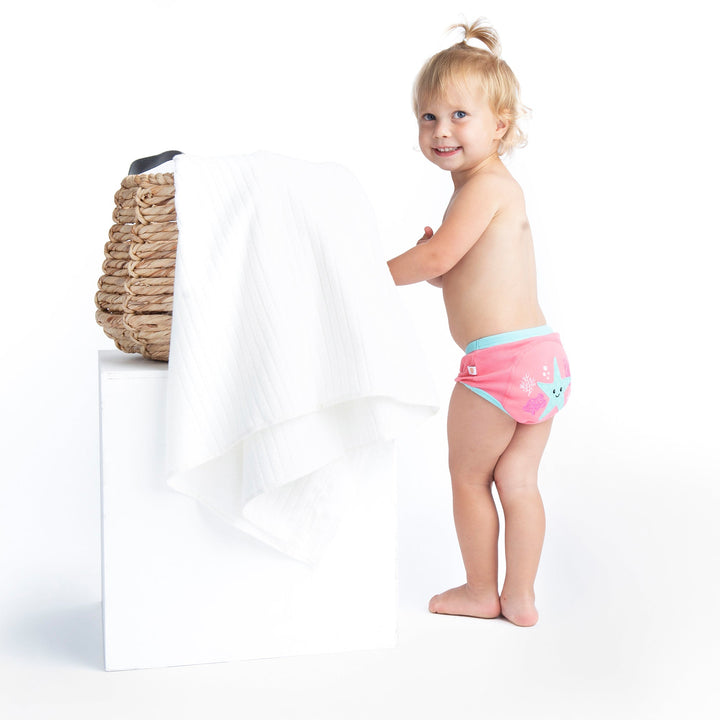 Organic Cotton 3 Piece Potty Training Pants - Girls Ocean Gals