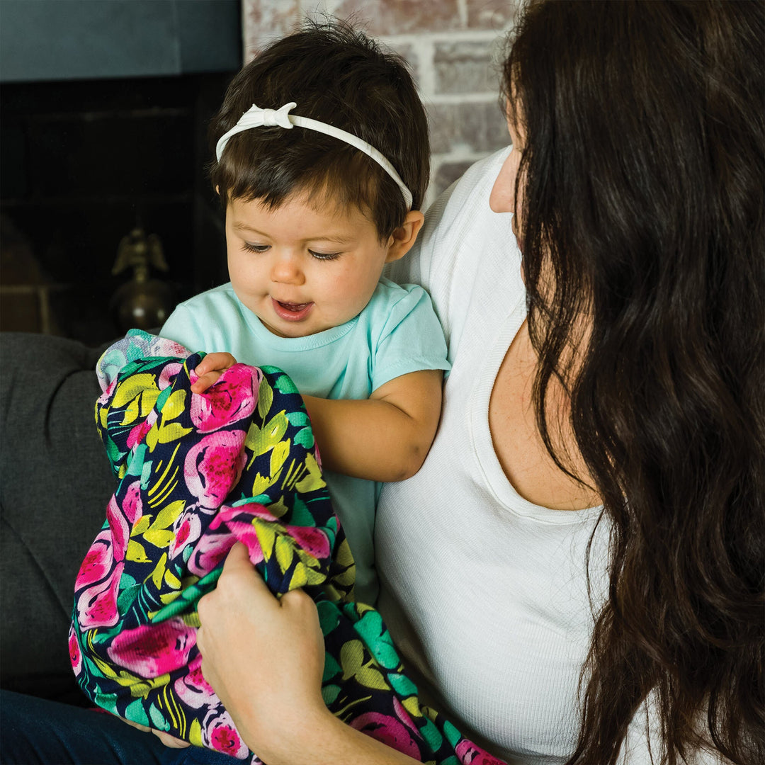 Kaffle Swaddle Blanket - Painted Peony