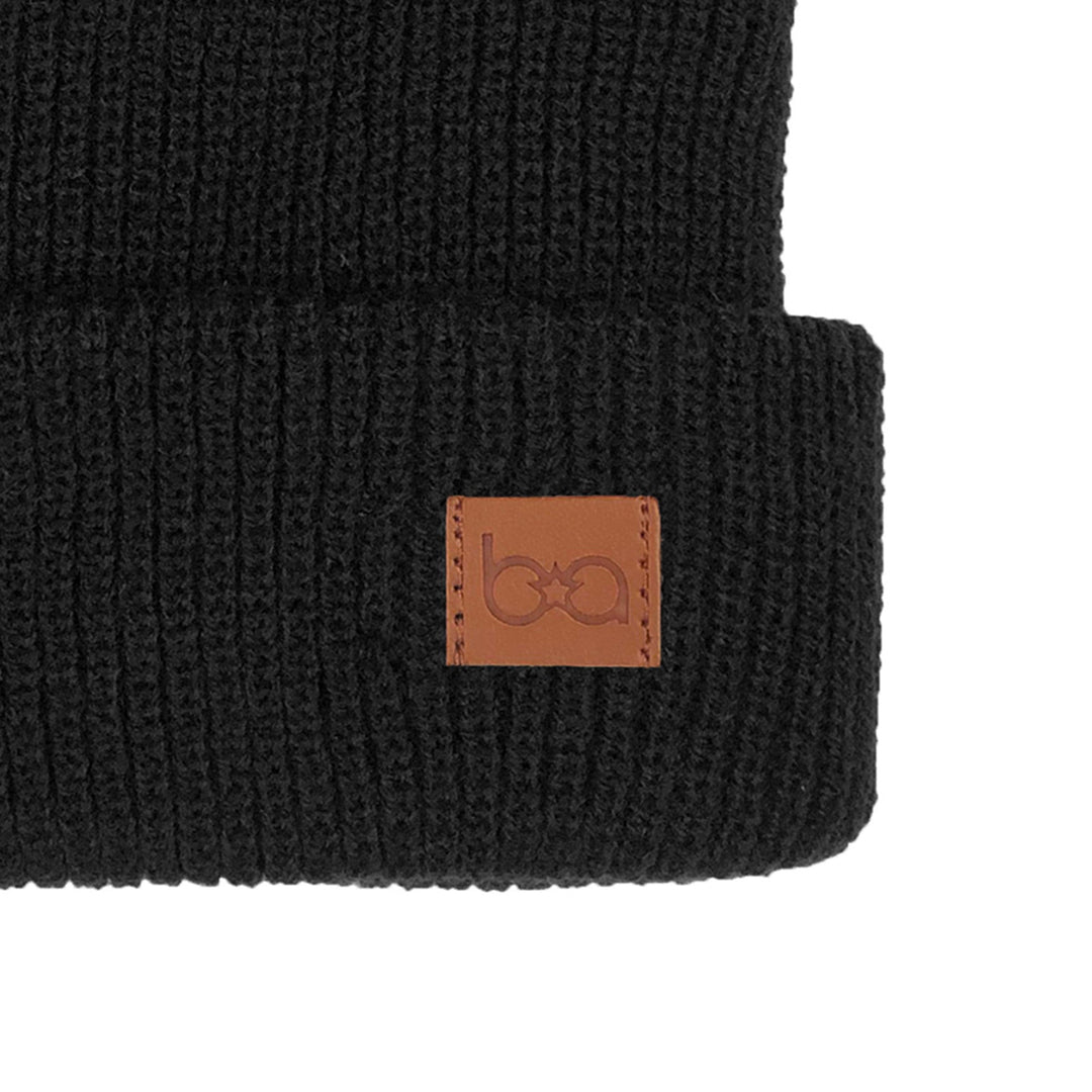 Babyfied Apparel - PomPom Toque - Black