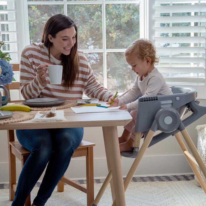 Proper Positioner 7-in-1 Deluxe High Chair - Chambray