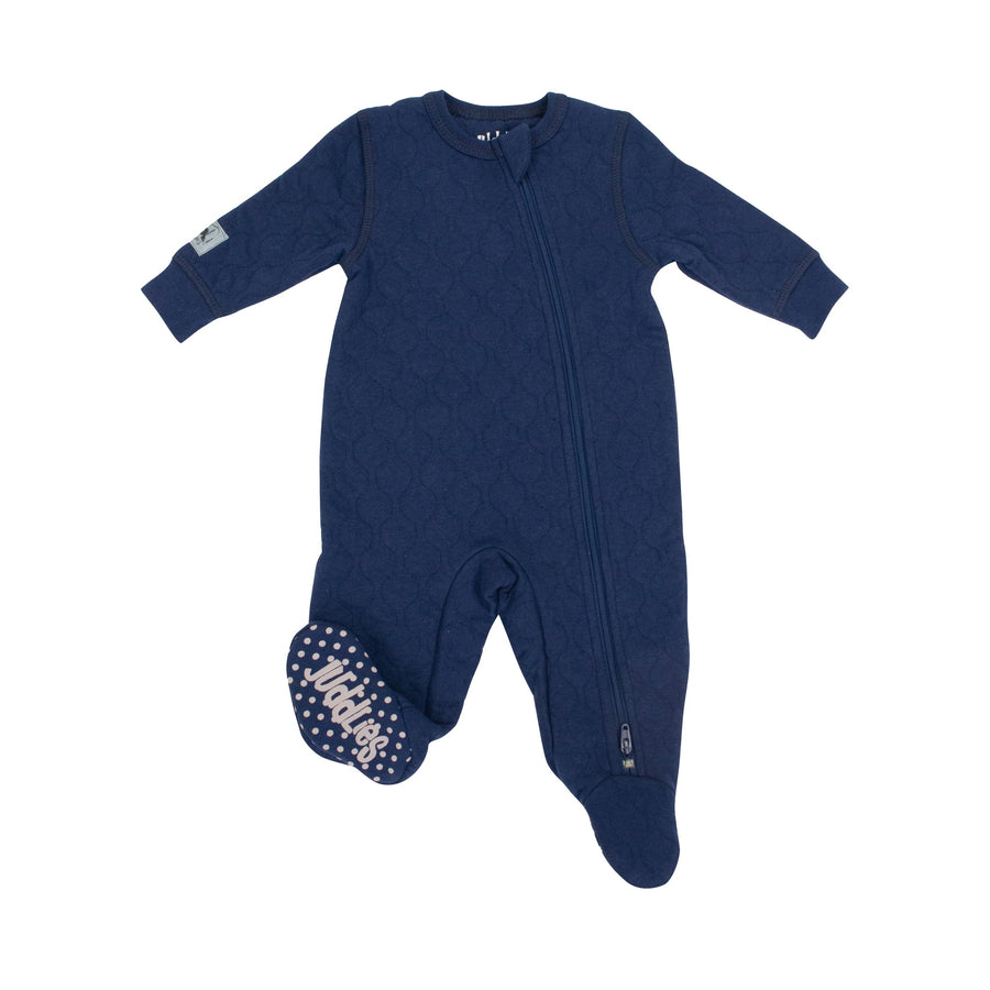 d - Juddlies - Quilted - Footed Sleeper - Midnight L 12-18M Quilted Collection - Footed Sleeper - Midnight 821436010841