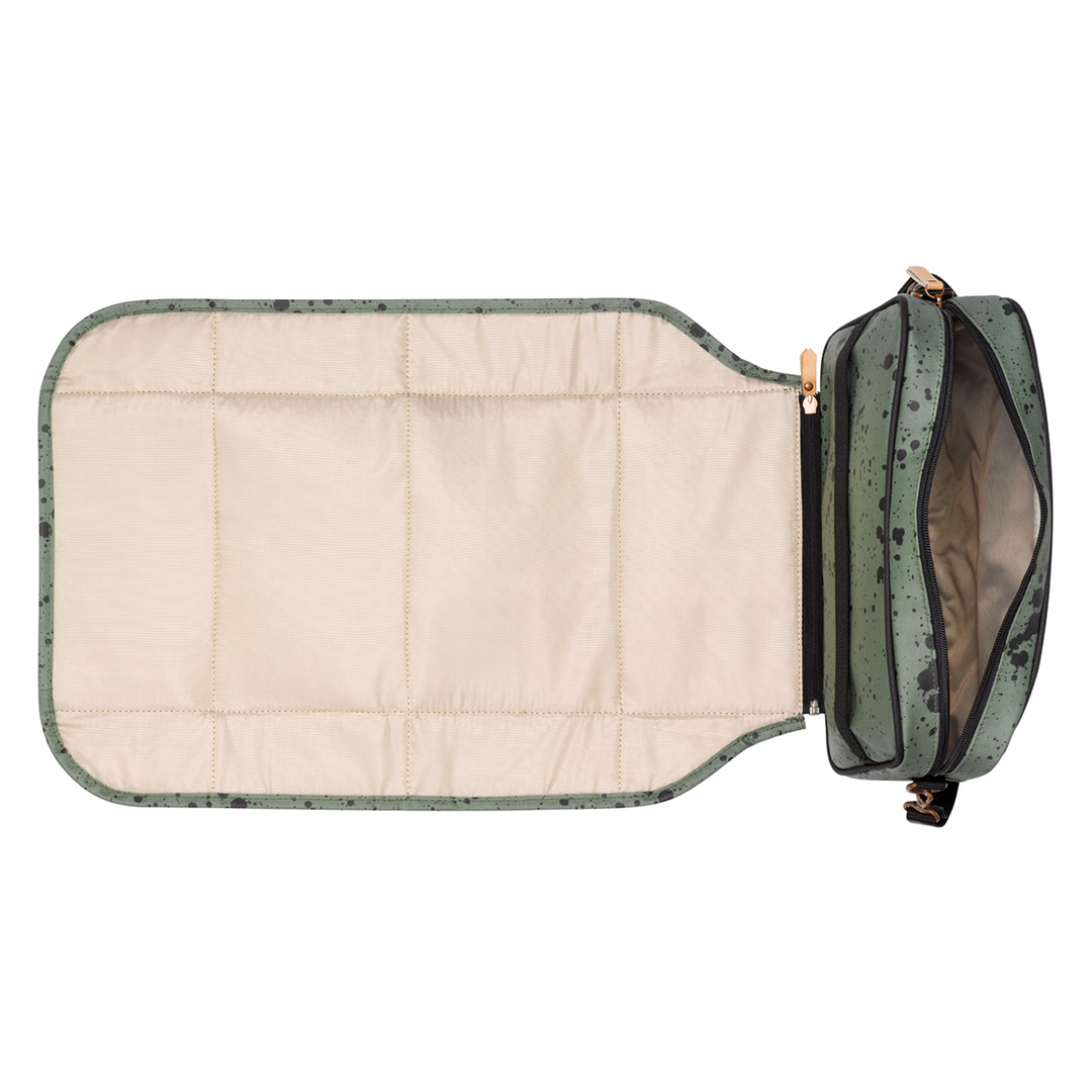 Companion Diaper Clutch - Olive Ink Blot