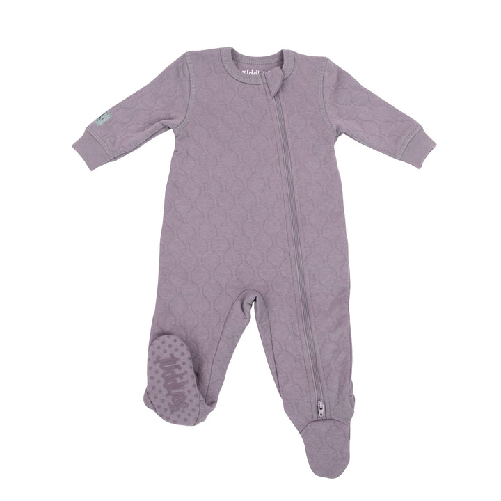 d - Juddlies - Quilted - Footed Sleeper - Mauve - XS 0-3M Quilted Collection - Footed Sleeper - Mauve 821436010766