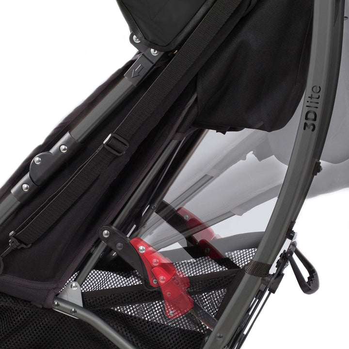 3D Lite Jet Black Stroller