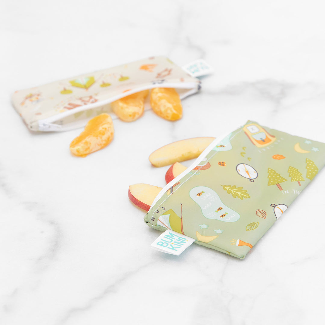 Bumkins - Reusable Snack Bag 2PK Small