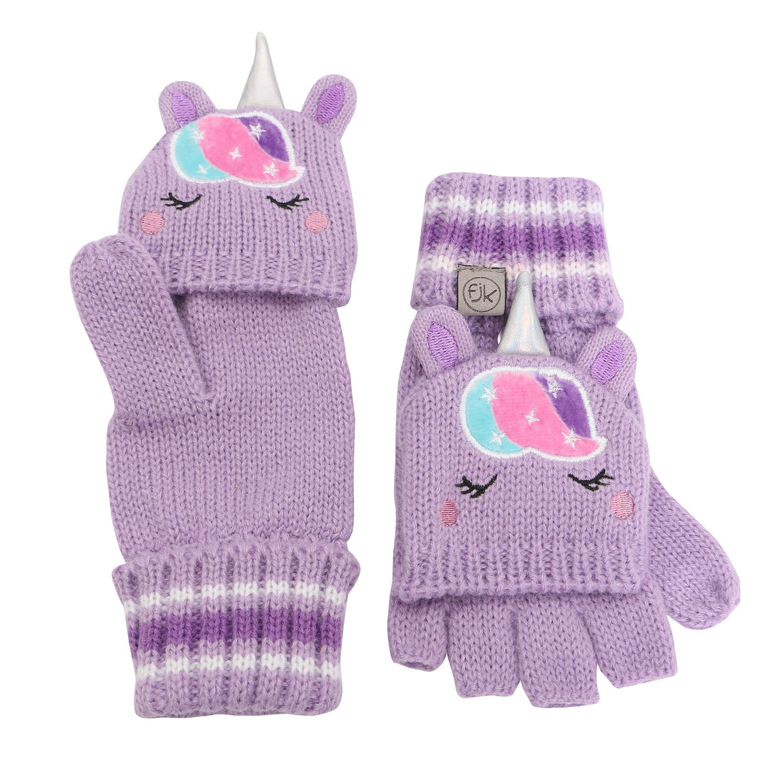 Flapjacks Knitted Fingerless Gloves w/Flap