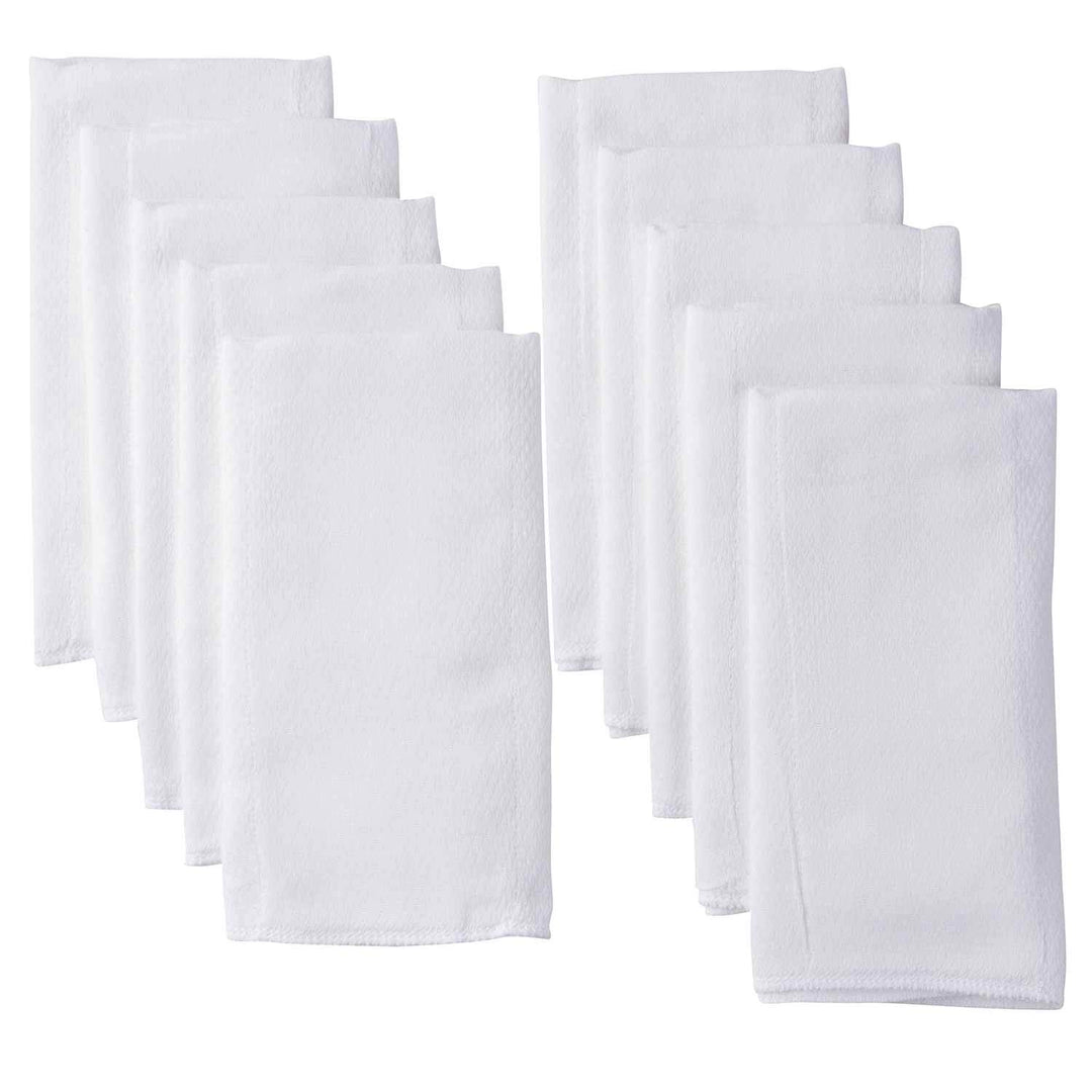 Gerber - 10pk Cloth Diapers - White