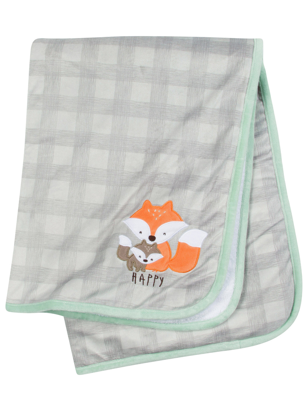 Gerber - 1 Pack - Plush Blanket - Happy Fox