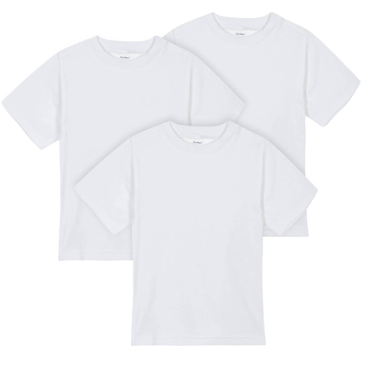 Gerber - 3 Pack - Slip on Shirt - White