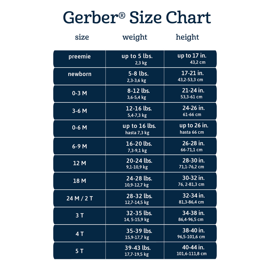 Gerber - 3 Pack - Slip on Shirt - White