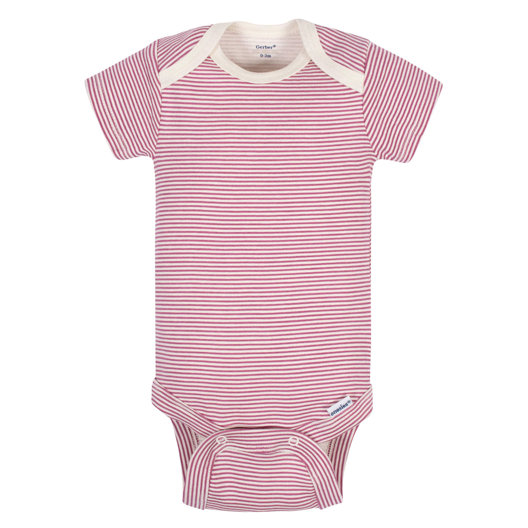 Gerber - 5 Pack Short Sleeve Onesie Bodysuit