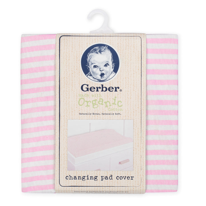 Gerber - 1 Pack - Organic Changing Pad Cover - Pink