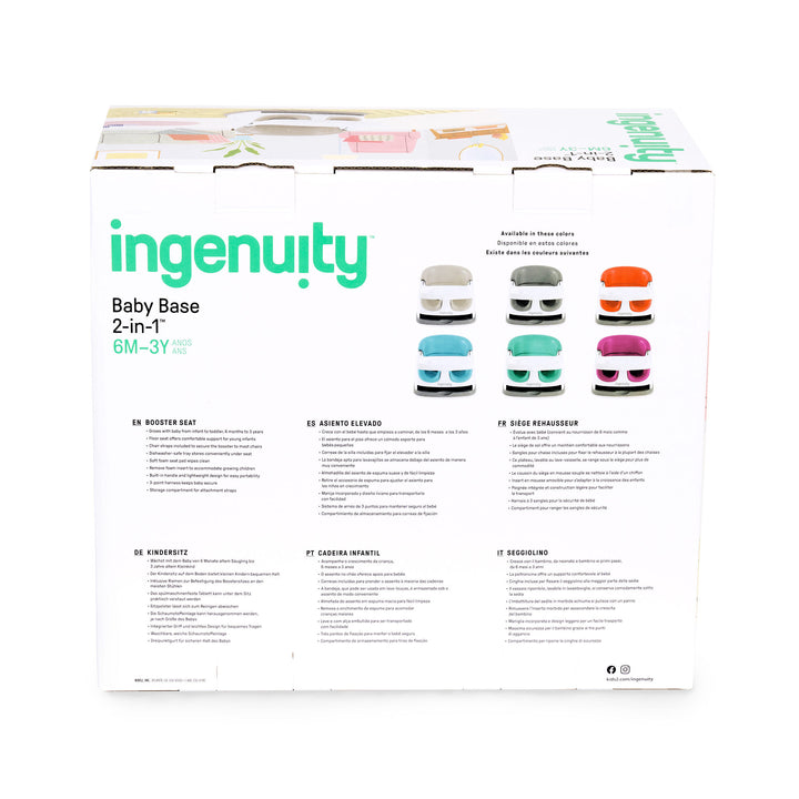 inGenuity - Siège Baby Base 2-in-1™ - Cachemire