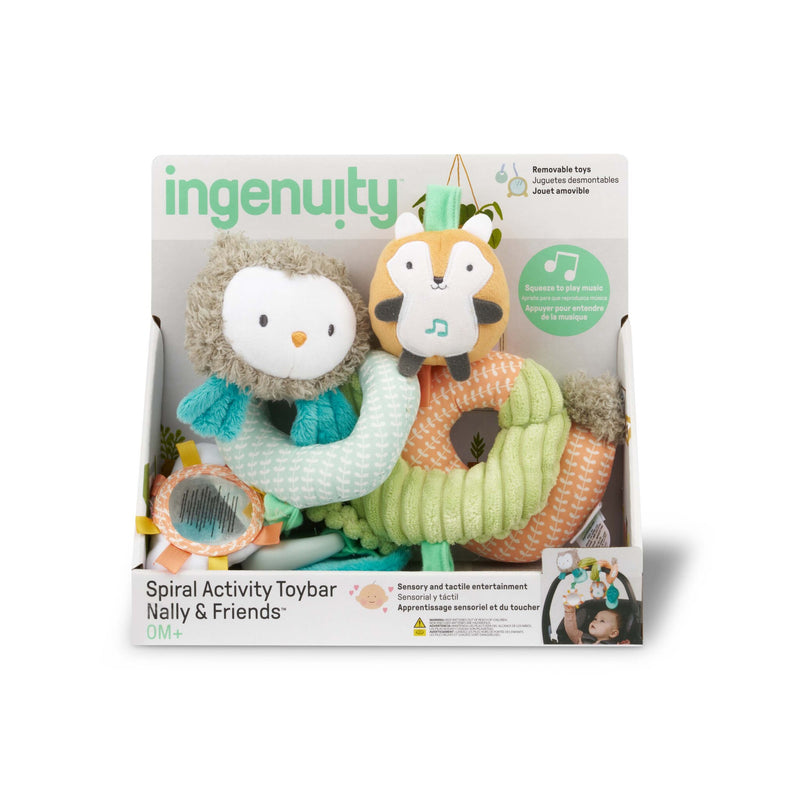 inGenuity - Nally and Friends™ Spiral Activity Toy Bar