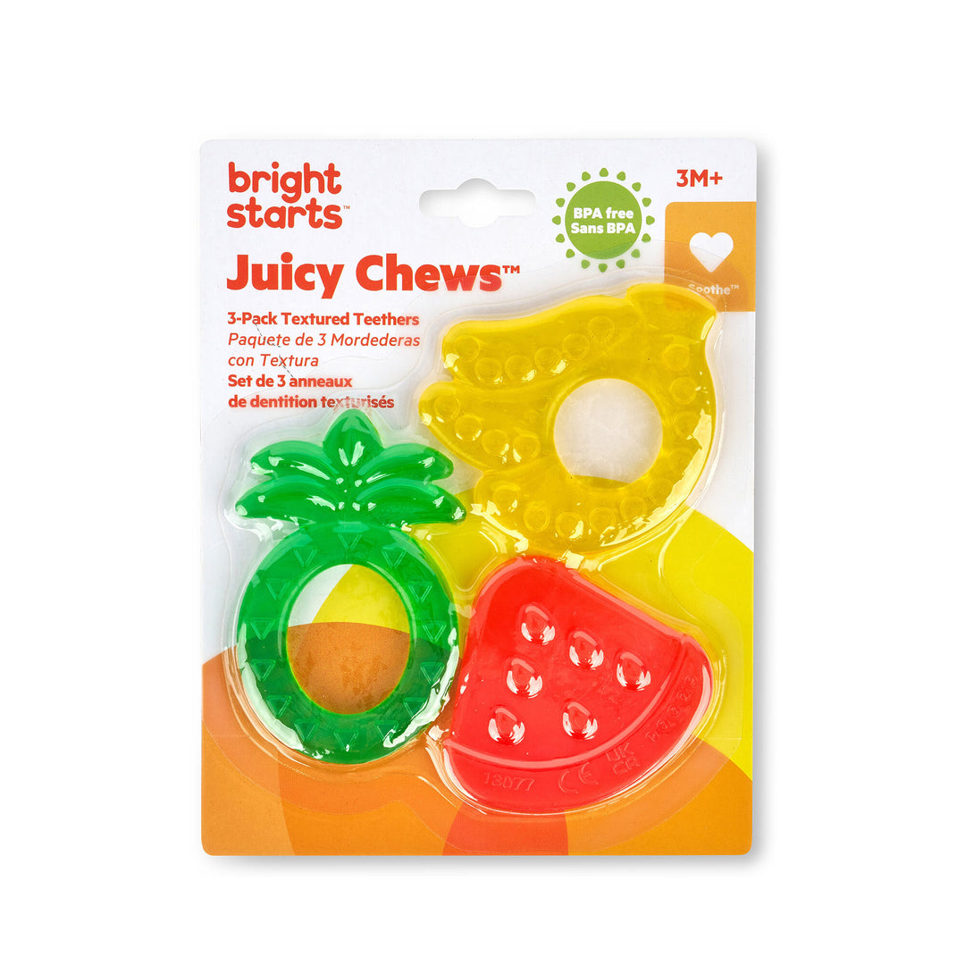 Bright Starts - Juicy Chews™ 3-Pack Textured Teethers