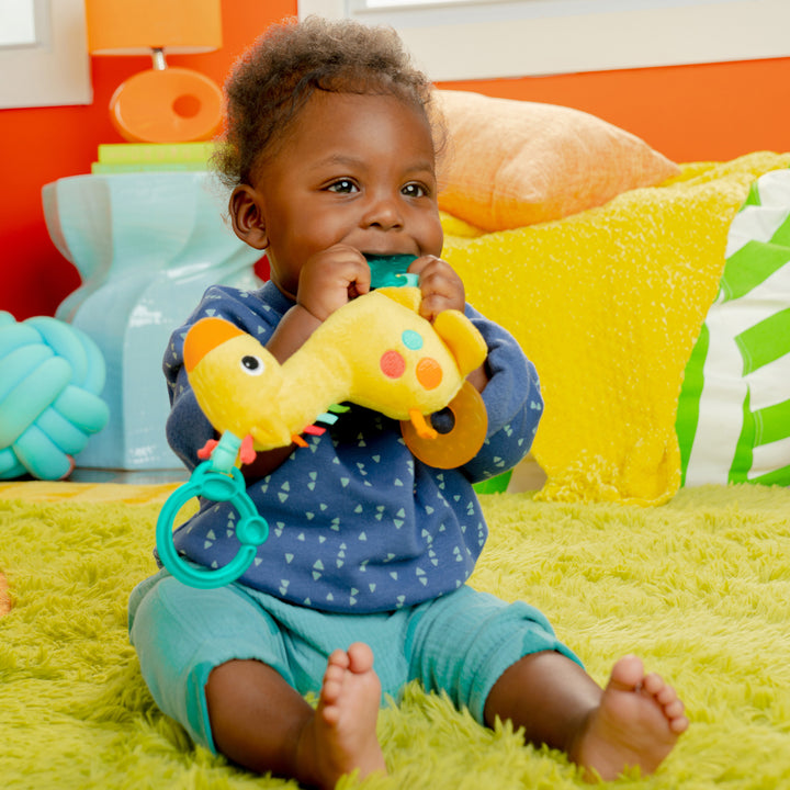 Bright Starts - Safari Soother™ Rattle + Teether Toy