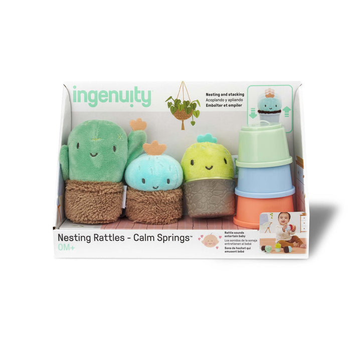 inGenuity - Calm Springs™ Nesting Rattles