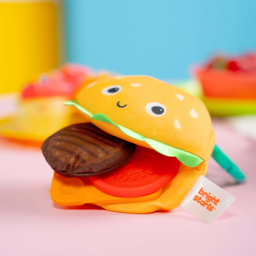 Bright Starts - Say Cheeseburger™ Teether Toy