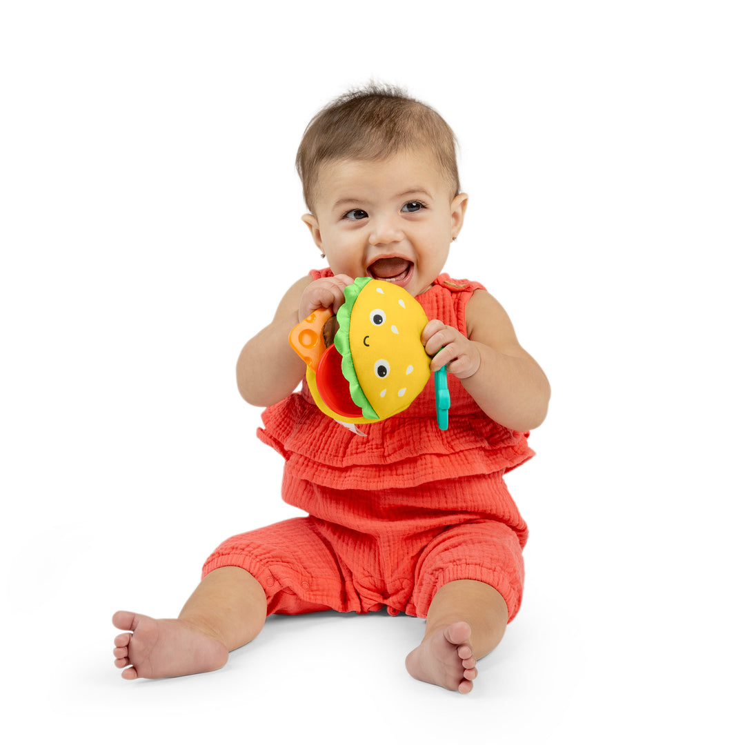 Bright Starts - Say Cheeseburger™ Teether Toy