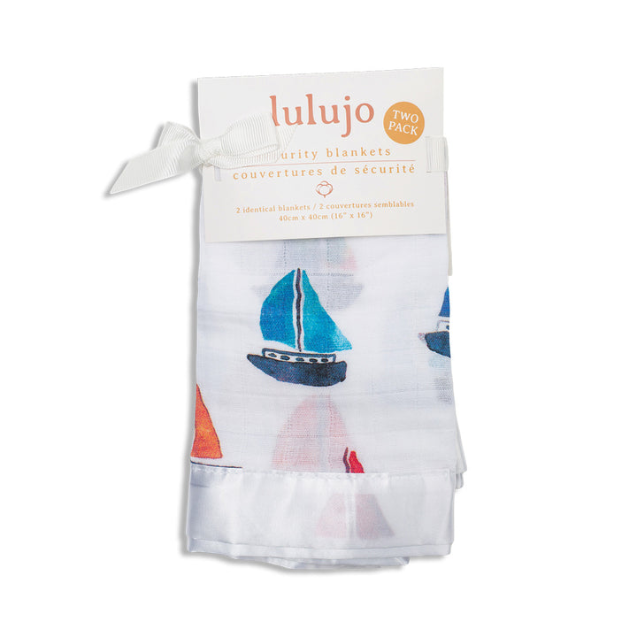 Lulujo - Couverture d'emmaillotage en coton de bambou - Rose