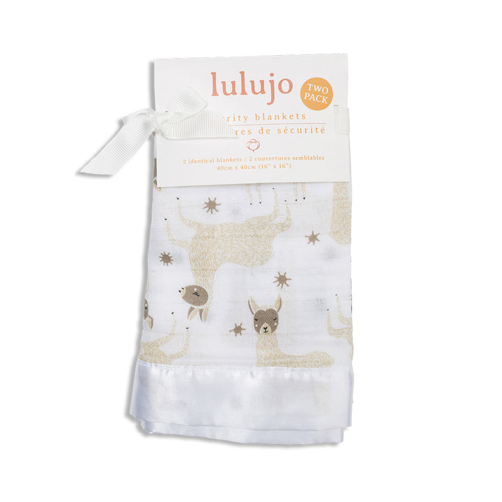 Lulujo - Security Blankets 2PK Muslin Cotton - Afrique