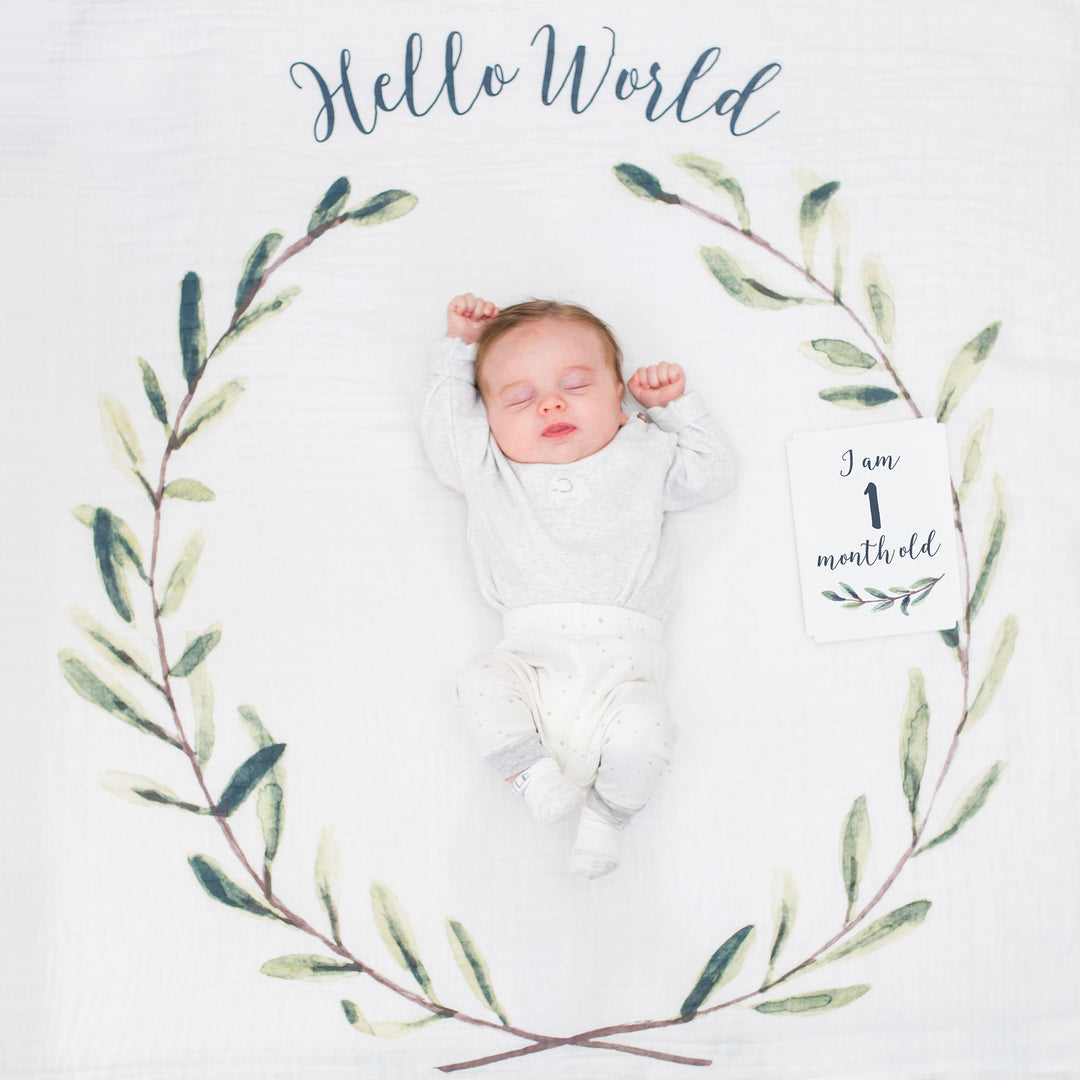 Lulujo -Baby's 1st Year Milestone Blanket