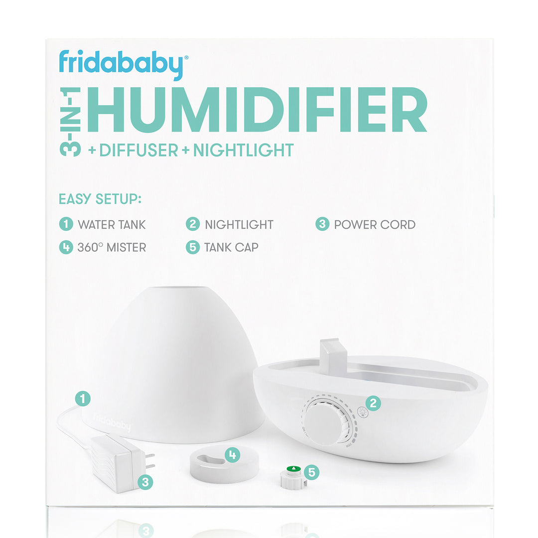 Frida Baby - Diffuseur humidificateur BreatheFrida 3-en-1