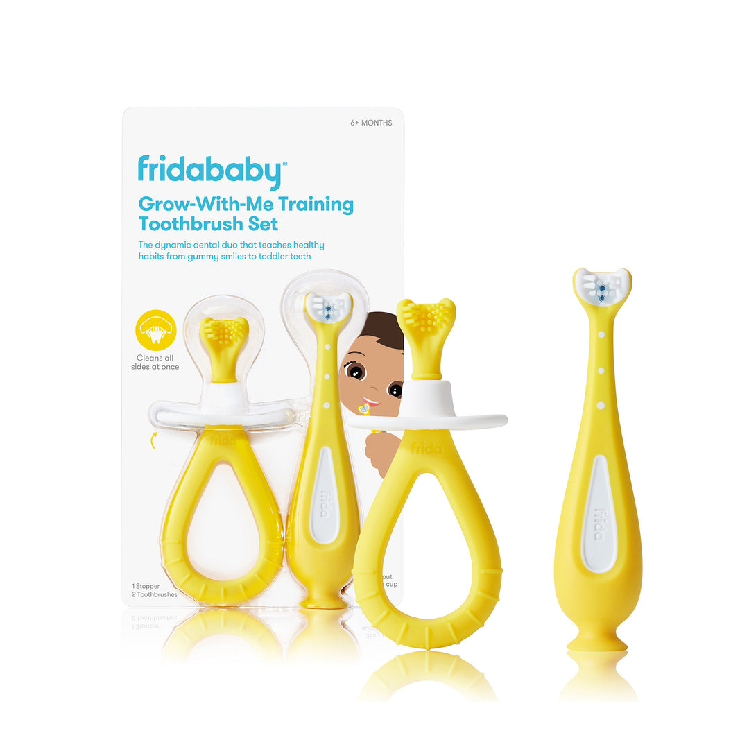 Frida Baby - Ensemble de brosses à dents d'entraînement Grow-With-Me