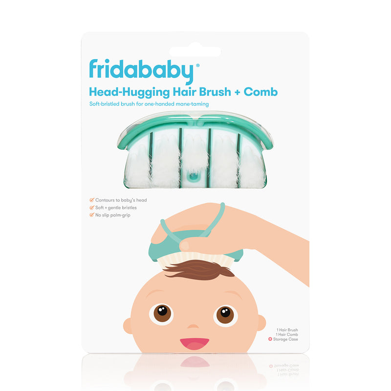 Frida Baby - Head-Hugging Hairbrush + Comb Set