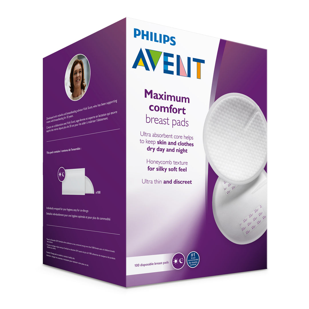 Philips Avent - Coussinets d'allaitement jetables MaxComfort
