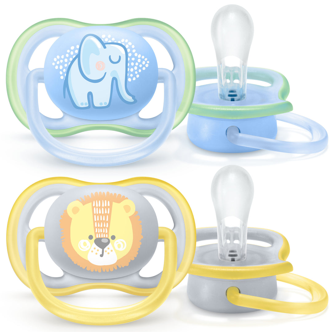 Philips Avent - Ultra Air Pacifier 2pk 0-6M Animals