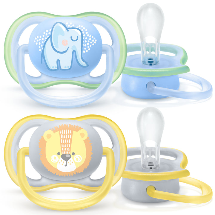 Philips Avent - Sucette Ultra Air 2pk 0-6M Animaux