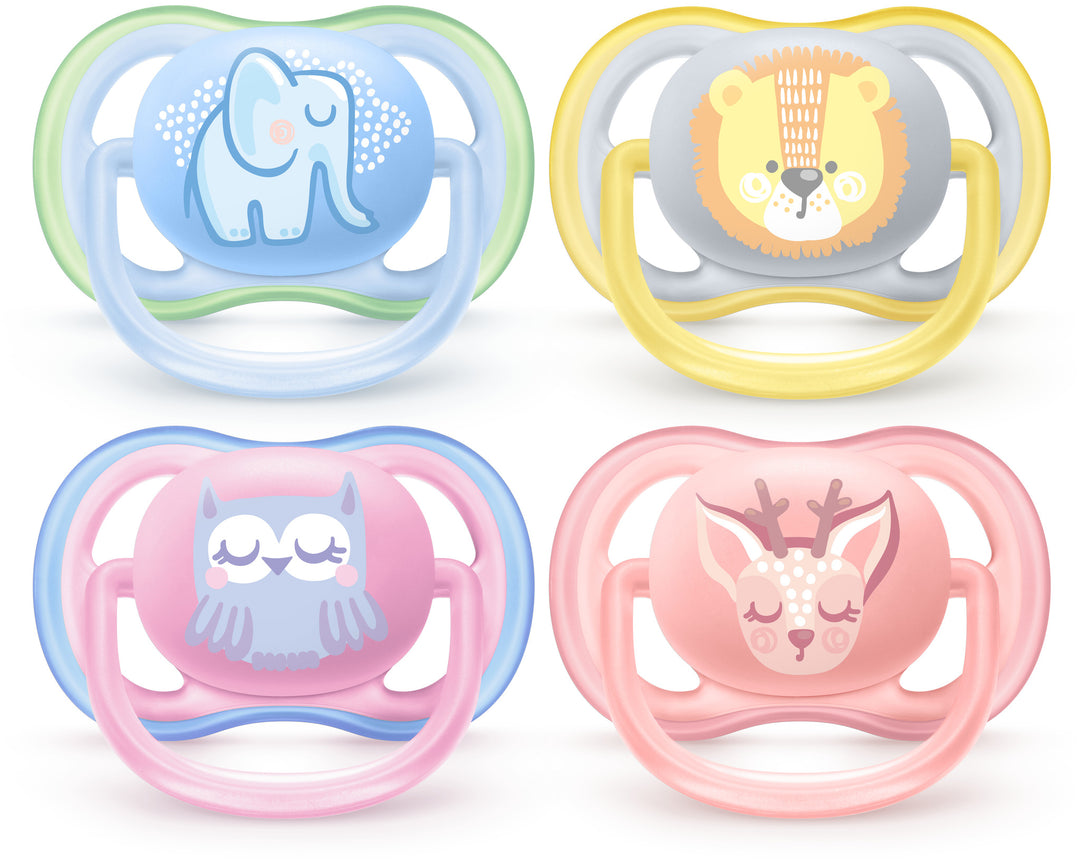 Philips Avent - Ultra Air Pacifier 2pk 0-6M Animals