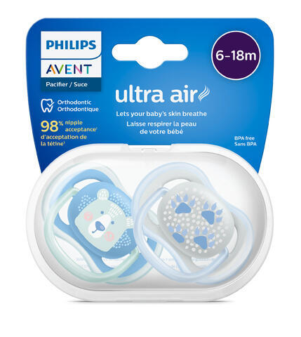 Philips Avent - Ultra Air Pacifier 2x2pk
