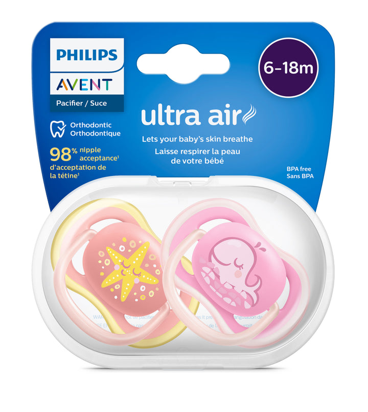 Philips Avent - Ultra Air Pacifier 2pk 6-18M Amimals