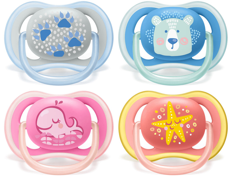 Philips Avent - Ultra Air Pacifier 2pk 6-18M Amimals R34522