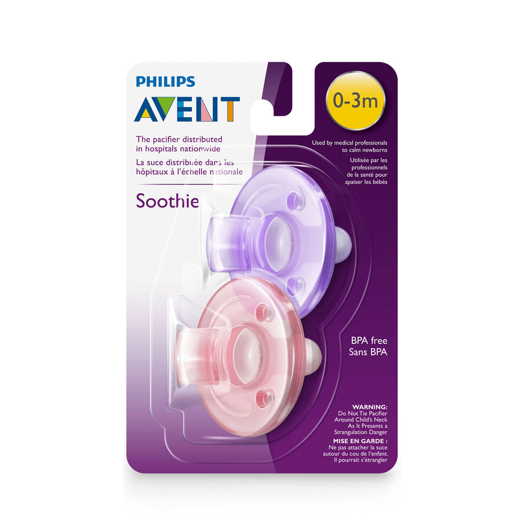 Philips Avent - Sucette Soothie 2pk - 0-3M