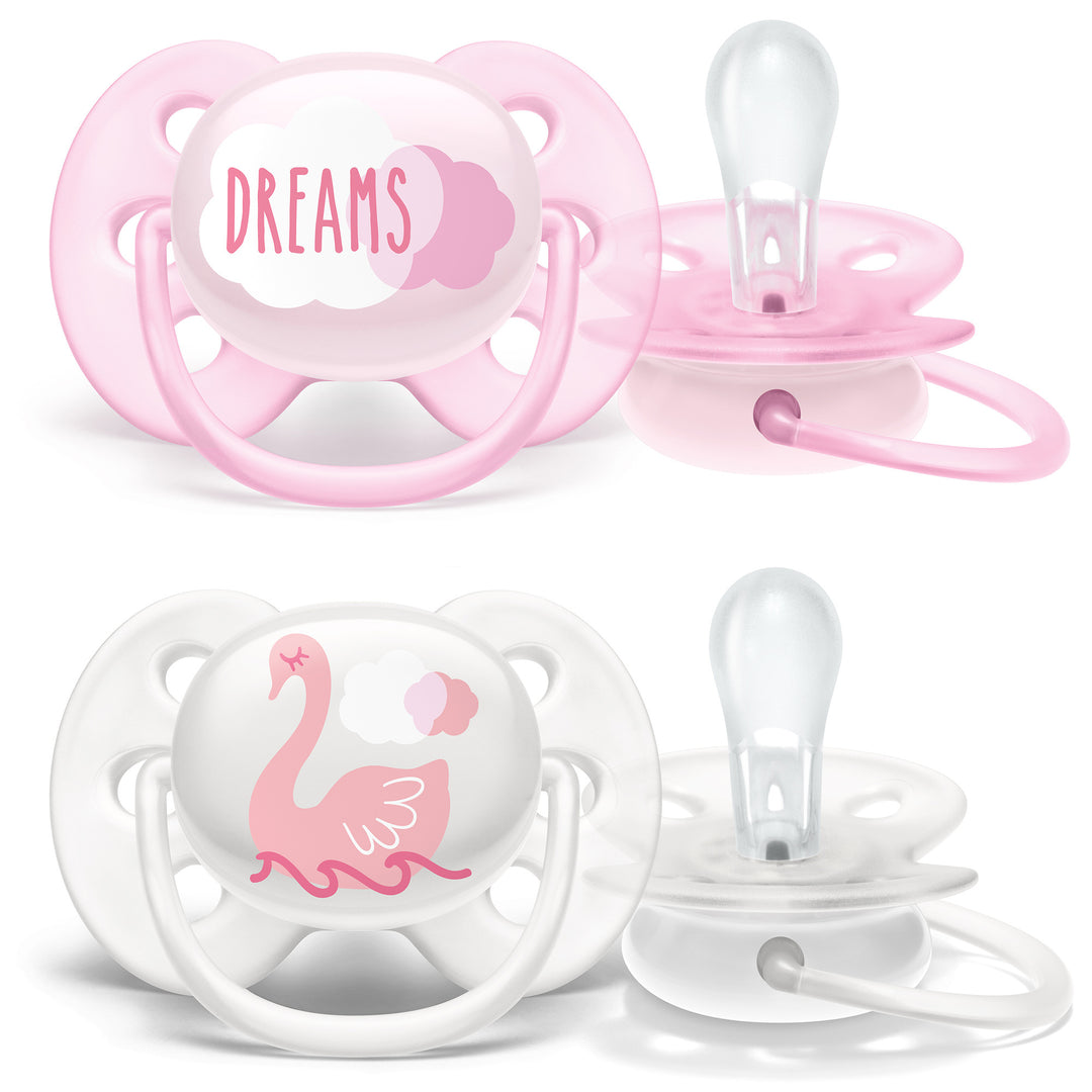 Philips Avent - Sucette ultra douce 2pk