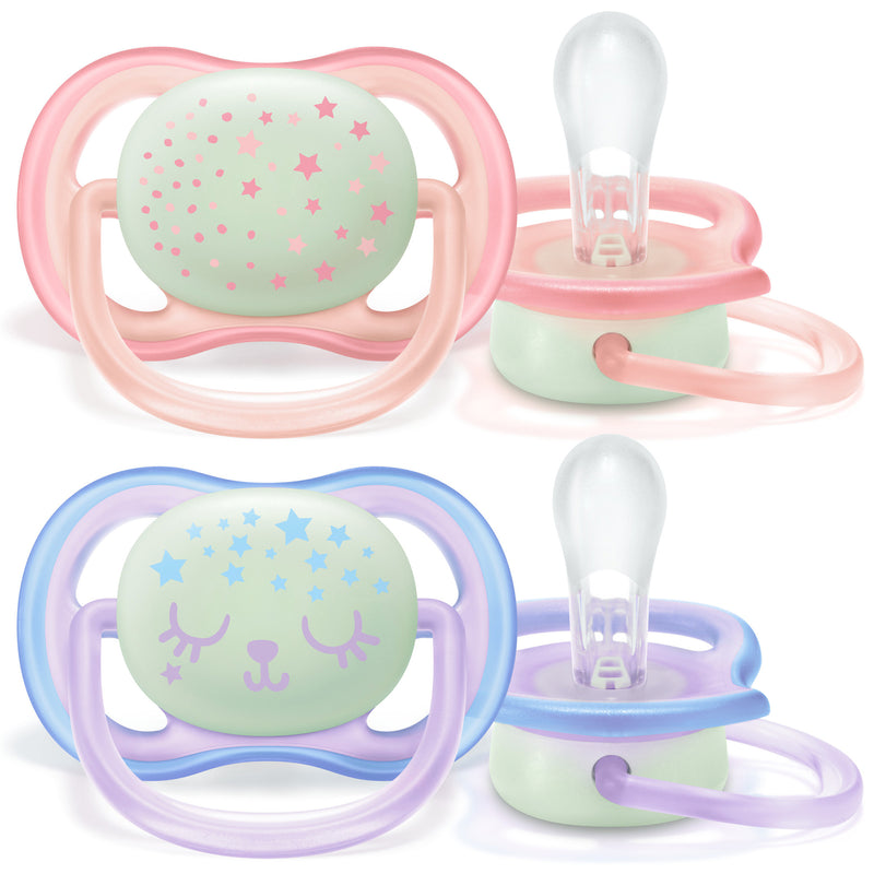 Philips Avent -Ultra Air Pacifier Night 2pk