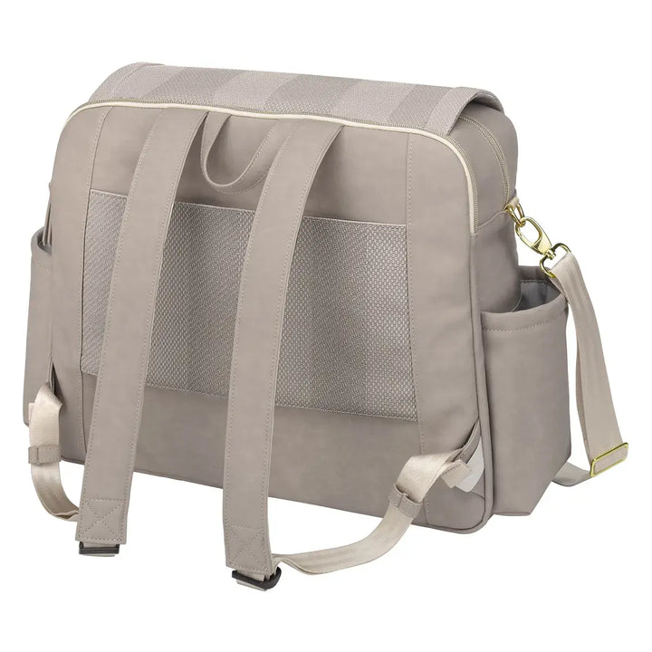 PPB - Boxy Backpack Deluxe - Sand Cable Stitch Leatherette
