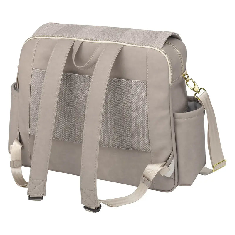 PPB - Boxy Backpack Deluxe - Sand Cable Stitch Leatherette