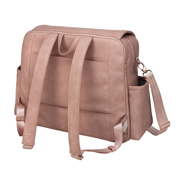 PPB - Boxy Backpack Deluxe - Toffee Rose Leatherette